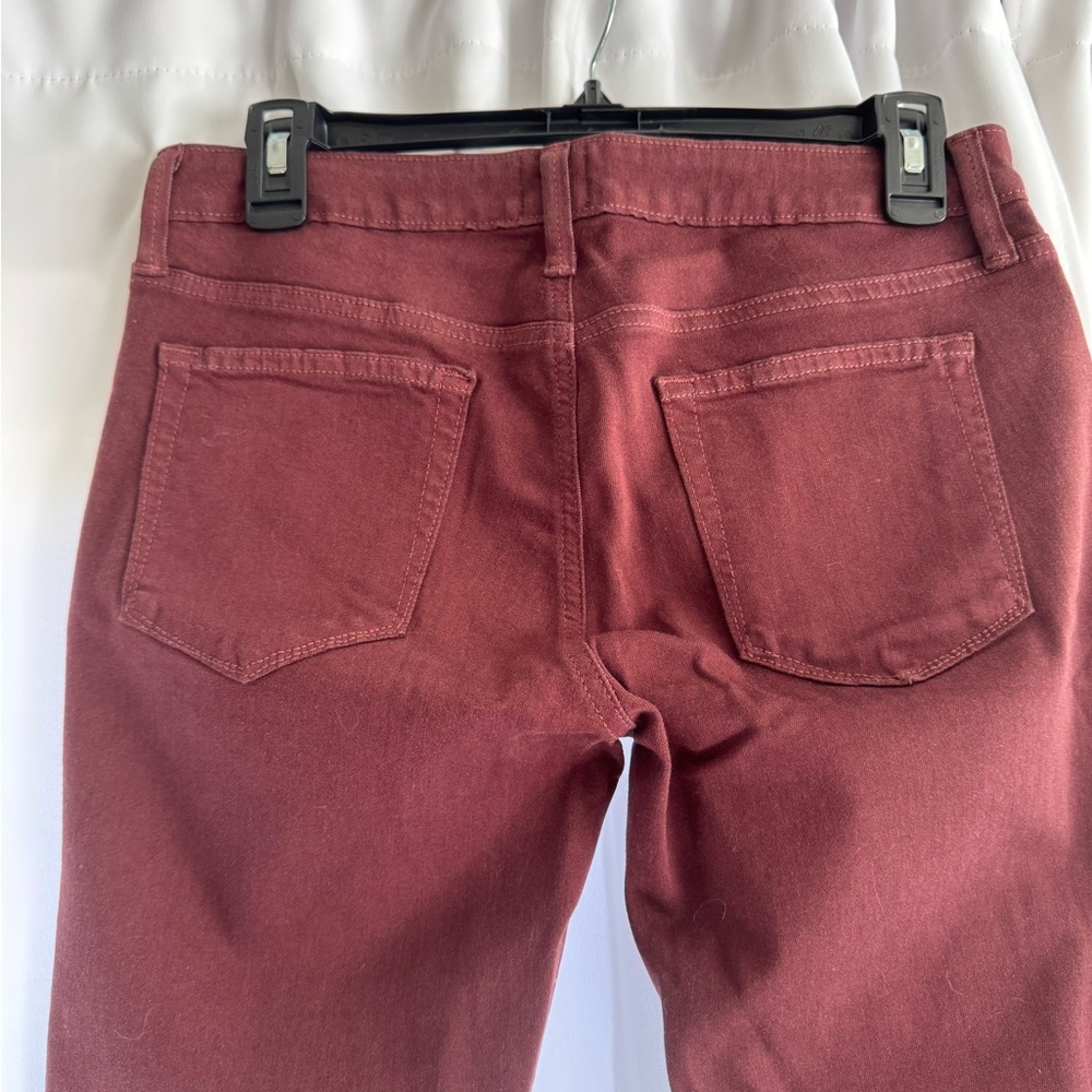 Just Black Addison Burgundy Skinny Jeans